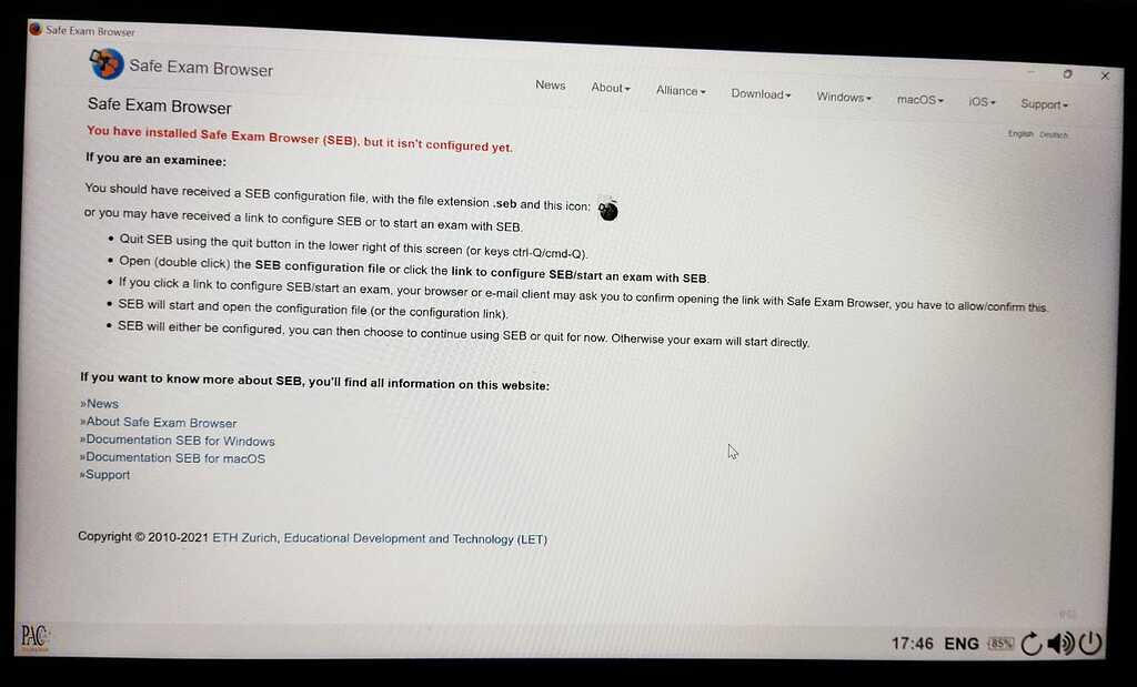 How to start demo test in PACExamBrowser? Online pH Test eLitmus Adda
